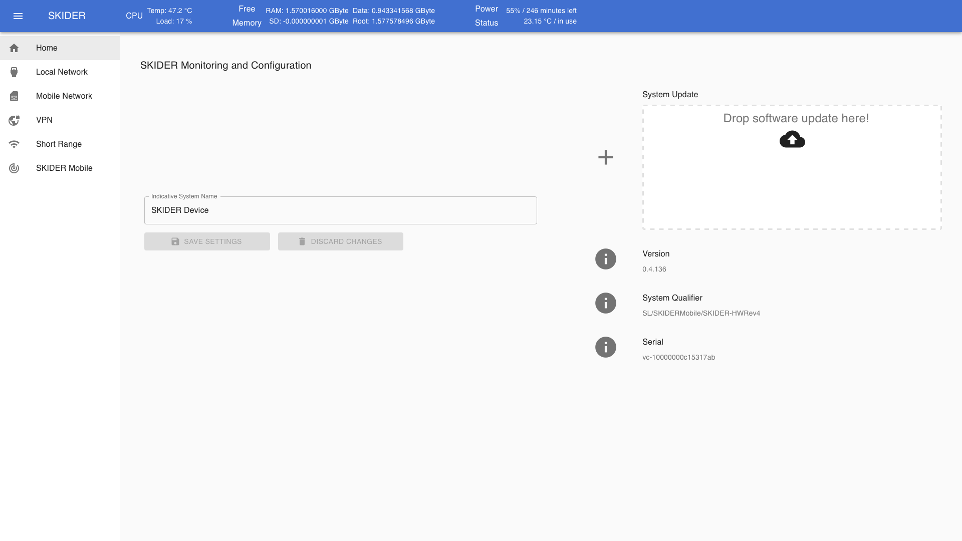 Home page